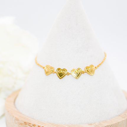 Hmong Heart Bracelet