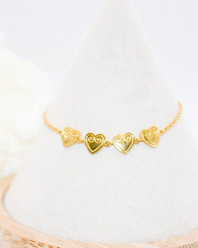 Hmong Heart Bracelet
