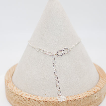 Silver Soul Lock Bracelet