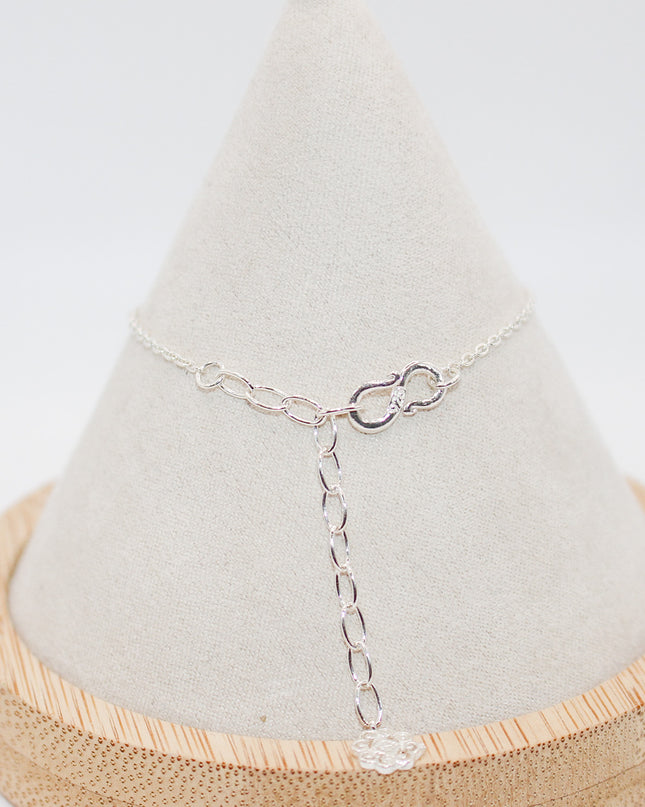 Silver Soul Lock Bracelet