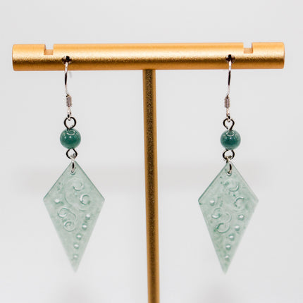 Jade Diamond Earrings