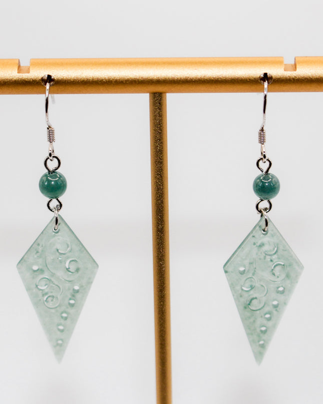 Jade Diamond Earrings
