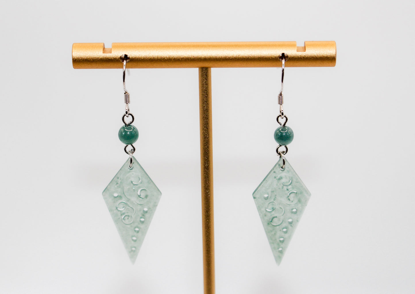 Jade Diamond Earrings