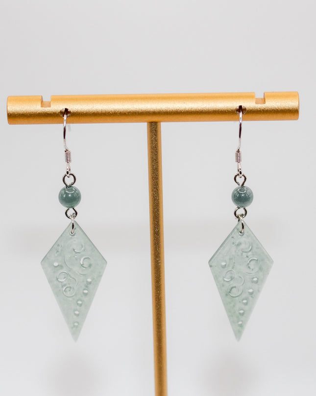 Jade Diamond Earrings
