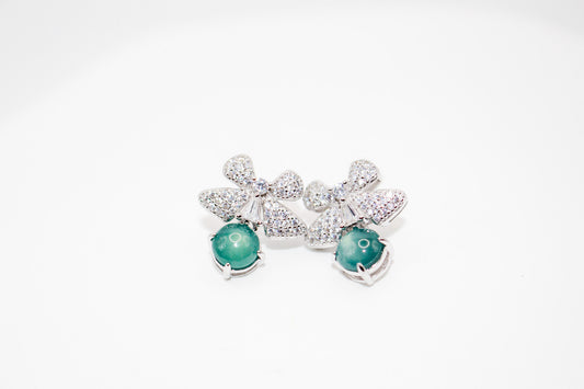 Jade Bow Earrings