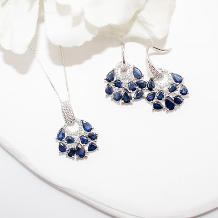 Sapphire Jewelry Set