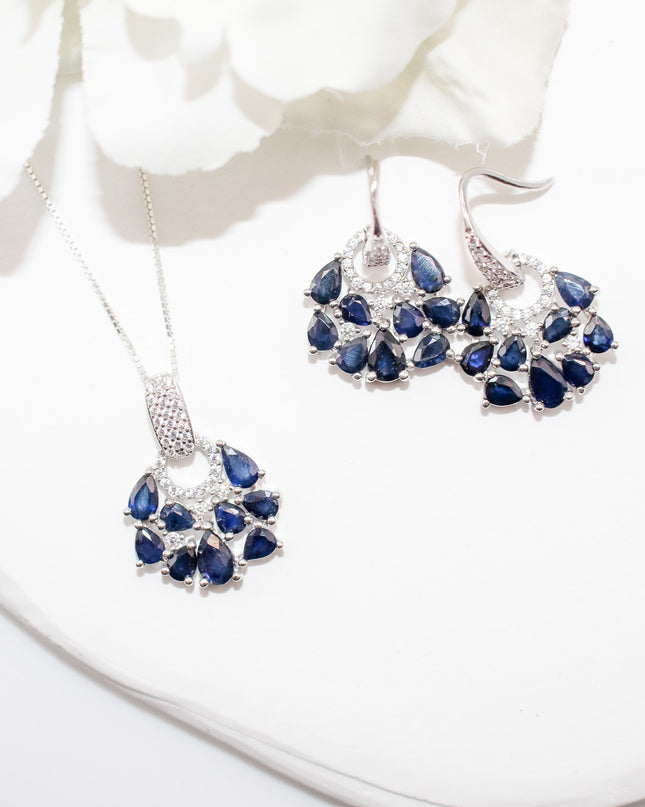 Sapphire Jewelry Set