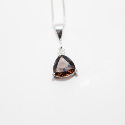 Smoky Trillion Cut Jewelry Set