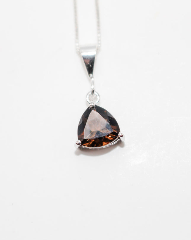 Smoky Trillion Cut Jewelry Set