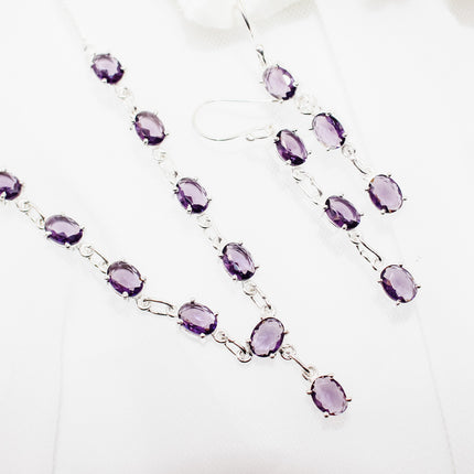 Amethyst Jewelry Set