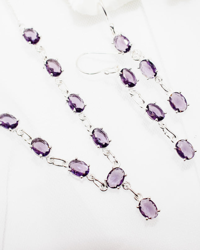 Amethyst Jewelry Set