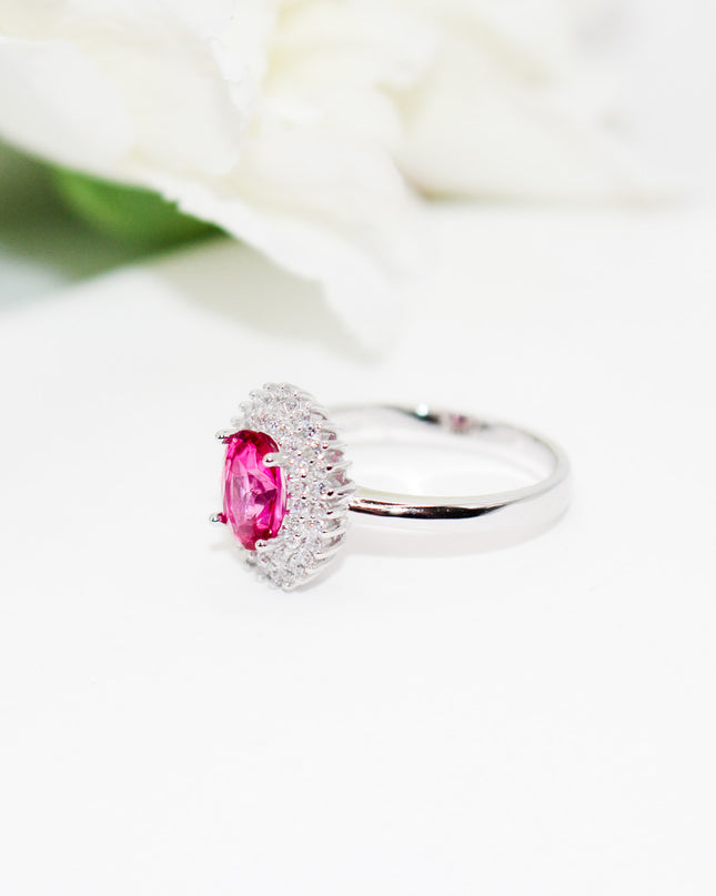 Pink Topaz Ring