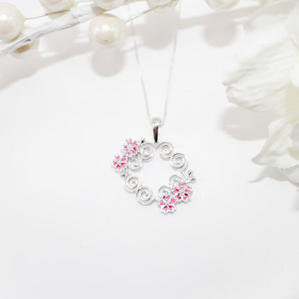 Cherry Blossom Hmong Necklace