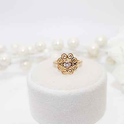 Gold Hmong Design Ring