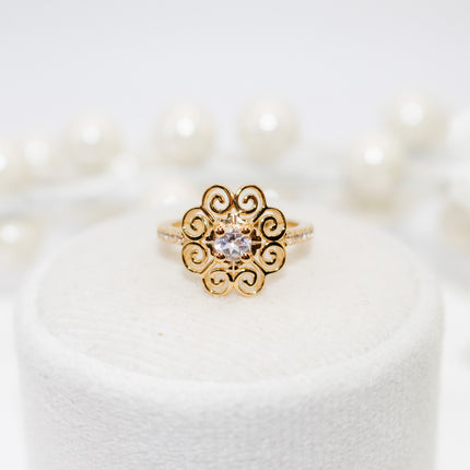 Gold Hmong Design Ring