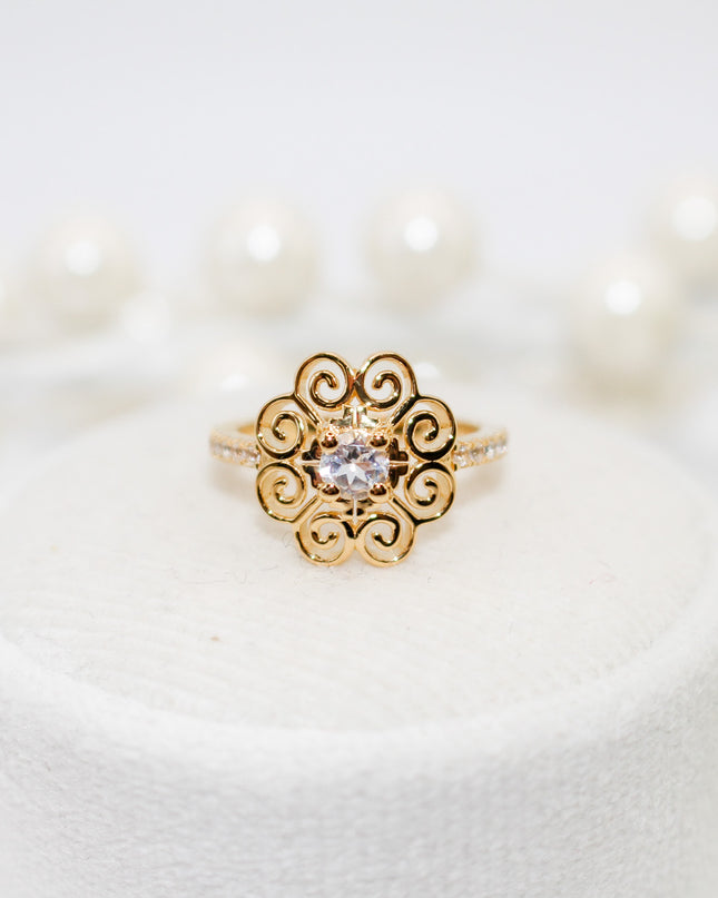 Gold Hmong Design Ring