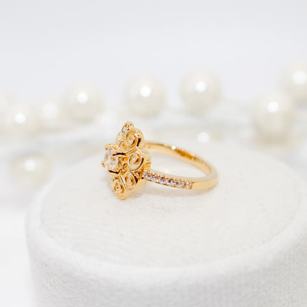 Gold Hmong Design Ring