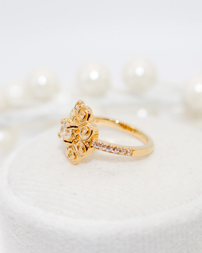 Gold Hmong Design Ring
